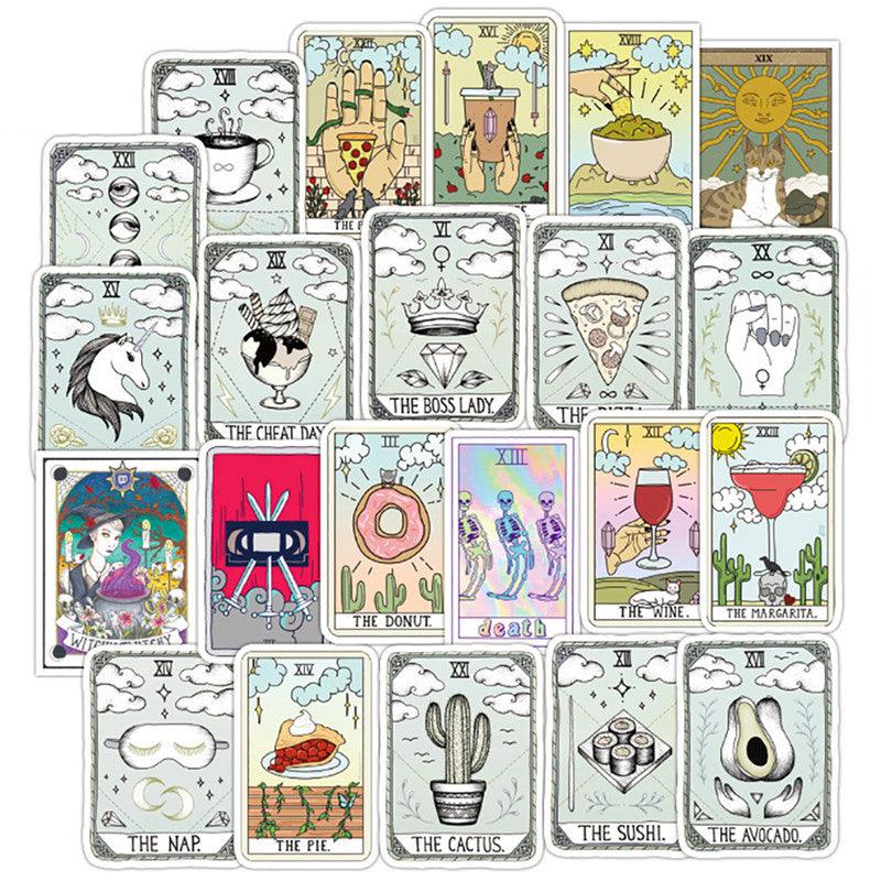 Stickers for Divine Guidance - Tarot, Zodiac, and Sacred Symbols - HigherFrequencies