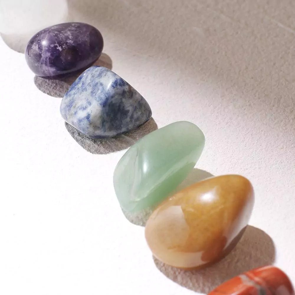 7 Piece Reiki Gemstone Kit for Enhanced Energy & Meditation | Higher Frequencies - HigherFrequencies