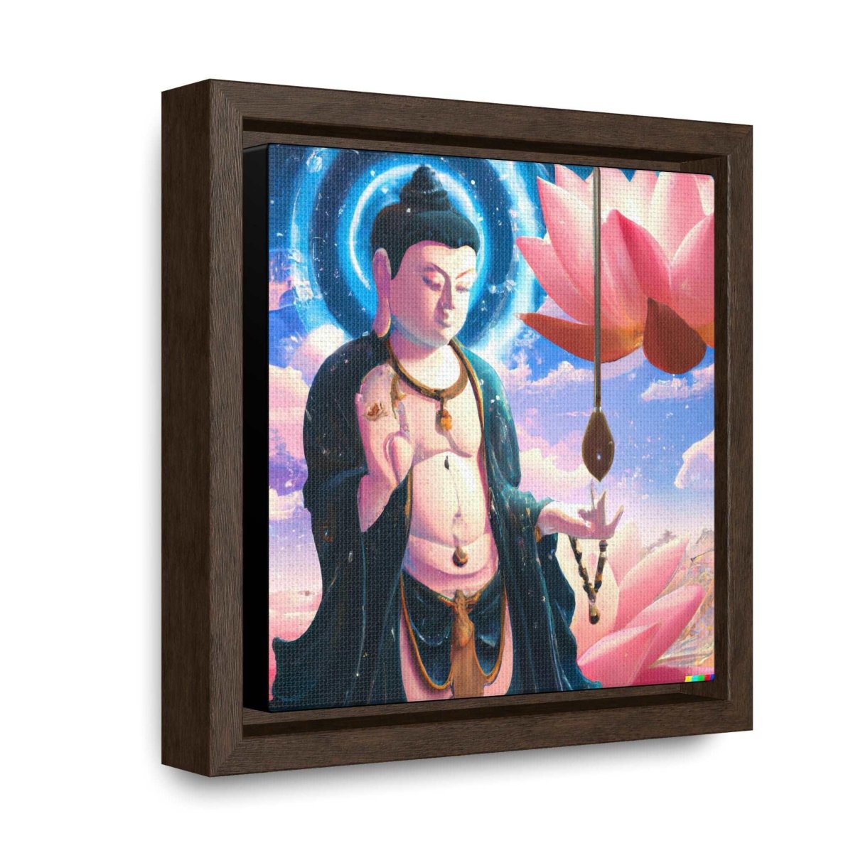 Buddha Enlightenment & God Within- Digital Art Frame - HigherFrequencies