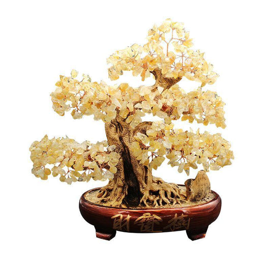 Golden Citrine Prosperity Tree: Channel Fortune and Abundance | Higher Frequencies - HigherFrequencies