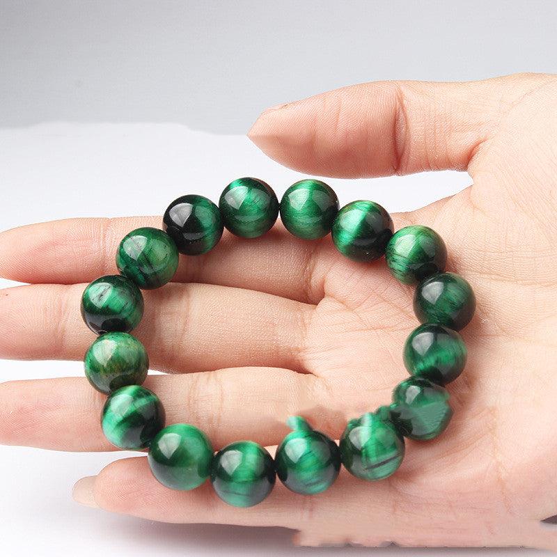 Green Eye Obsidian Bracelet for Healing and Balance | Higher Frequencies - HigherFrequencies