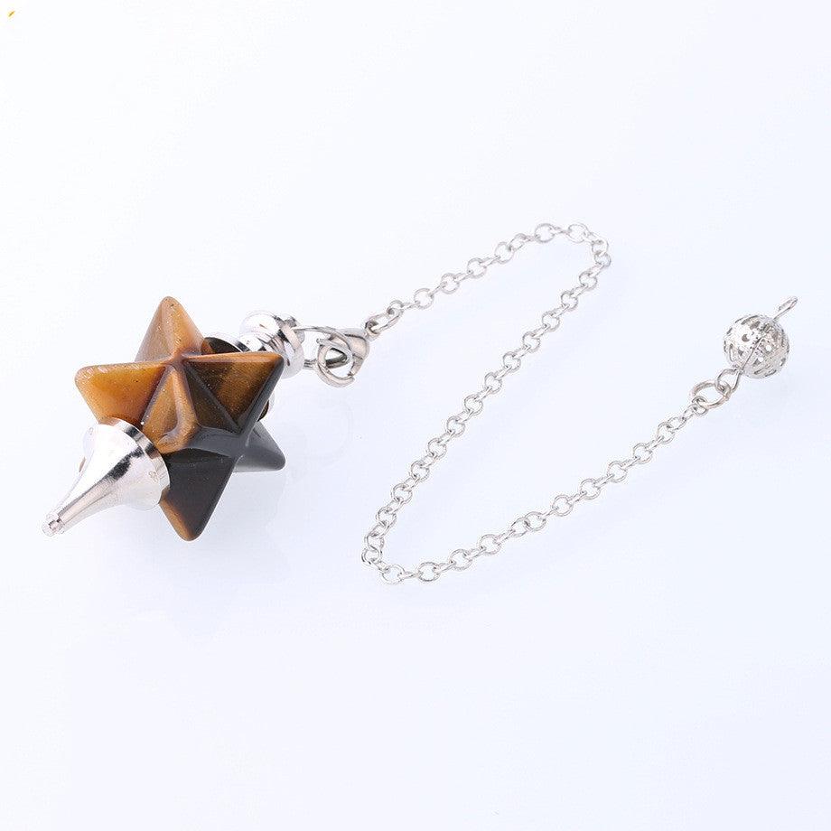 Merkabah Pendulum for Divination - Sacred Tool for Spiritual Guidance and Hypnotic Energy - HigherFrequencies