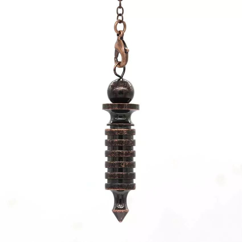 Metal Spiral Cone Pendulum - Divination and Intuition Tool - HigherFrequencies