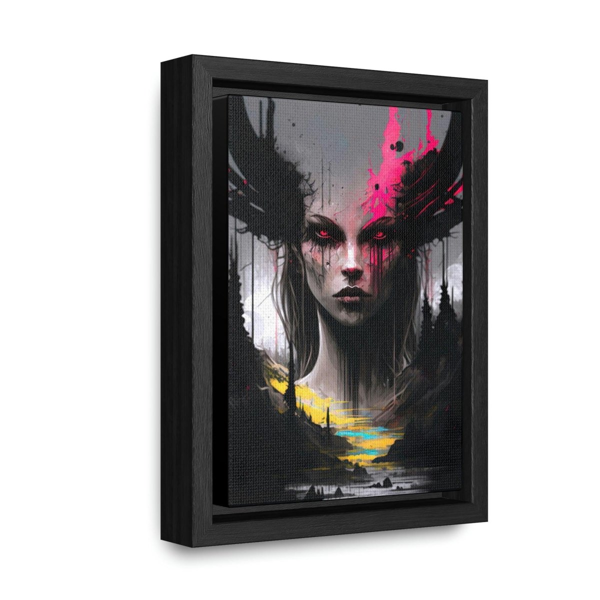The Witch Of The Black Forest - Digital Art Framed - HigherFrequencies