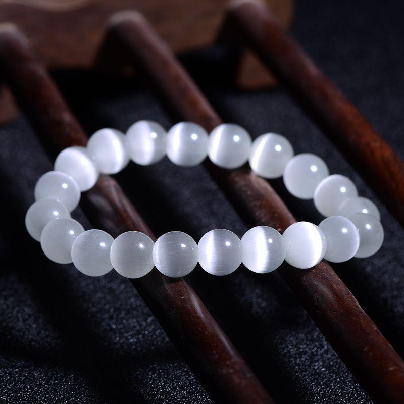 White Opal Bracelet: Timeless Beauty and Elegance | Higher Frequencies - HigherFrequencies