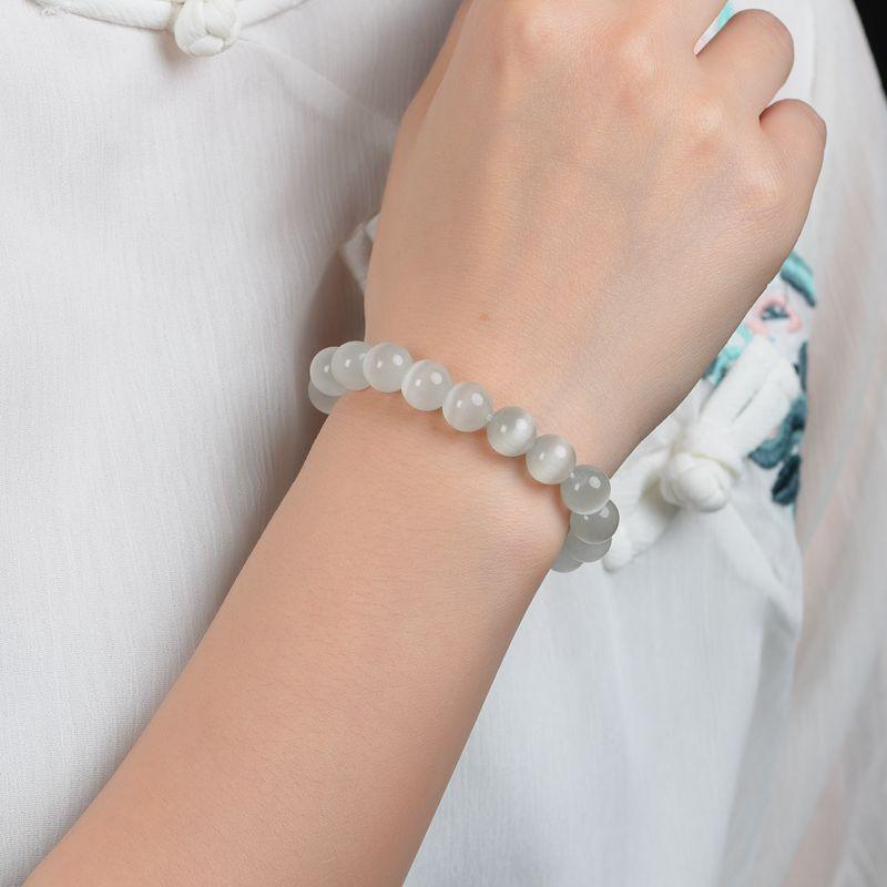 White Opal Bracelet: Timeless Beauty and Elegance | Higher Frequencies - HigherFrequencies