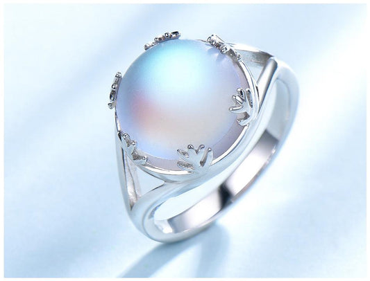 Women's Aurora Moonlight Gemstone Ring - HigherFrequencies